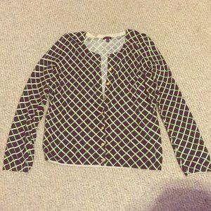 Talbots geometric sweater